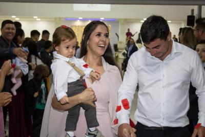 Casamento coletivo iniciou celebração de 50 Anos da Assembleia de Deus em Laranjeiras do Sul 